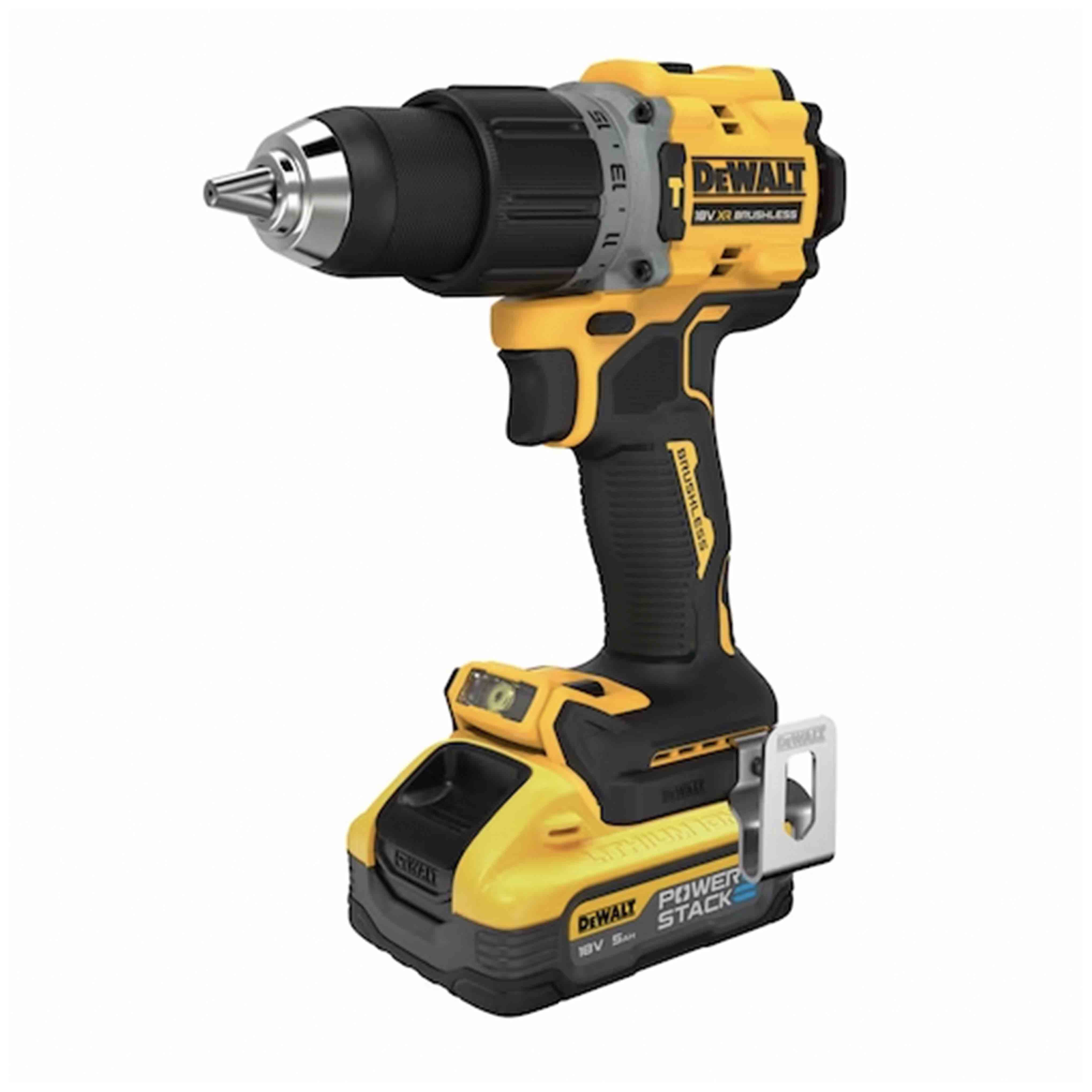 Compact 2-Speed XR 18V BRUSHLESS Impact Drill Driver - Metal Chuck in TSTACK CASE and ACCESSORIES - DeWALT - DCD805H2T-QW Compact 2-Speed XR 18V BRUSHLESS Impact Drill Driver - Metal Chuck in TSTACK CASE and ACCESSORIES - DeWALT - DCD805H2T-QW